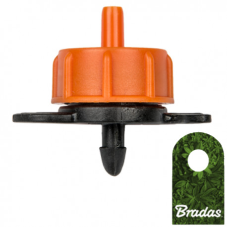 BRADAS Kroplownik z przepływem turbulentnym 16l/h wyjście 4mm 0087 DSE-TOD16