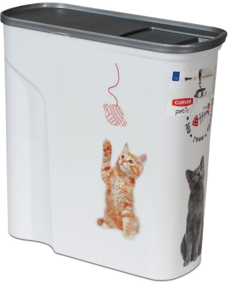 Curver pojemnik na pokarm dla kota Do 2,5 kg suchej karmy| Dostawa GRATIS od 89 zł + BONUS do pierwszego zamówienia