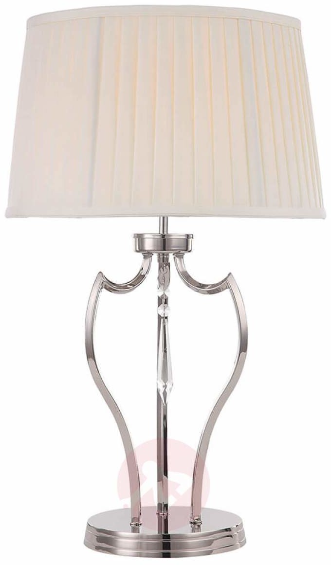 Elstead Lighting Pimlico 1Lt Table Lamp Polished Nickel PM/TL PN Elstead lampa wisząca stylowa świecznikowa PM/TL PN)