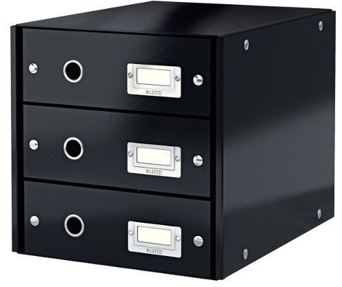 Leitz Pojemnik C&S z 3 szufladami czarny 60480095