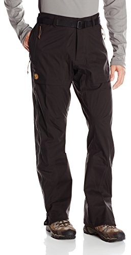 Fjällräven męski KEB Eco-Shell Trousers długie spodnie, rozmiar uniwersalny, czarny, xl F82415