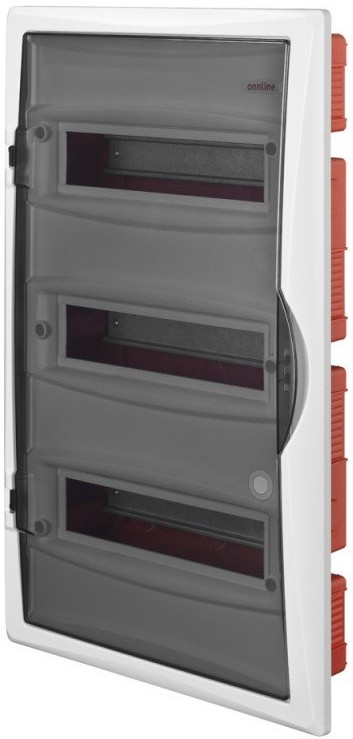 Onnline Rozdzielnia p/t 3x12 IP40 szyba dymna 2516-11 2516-11
