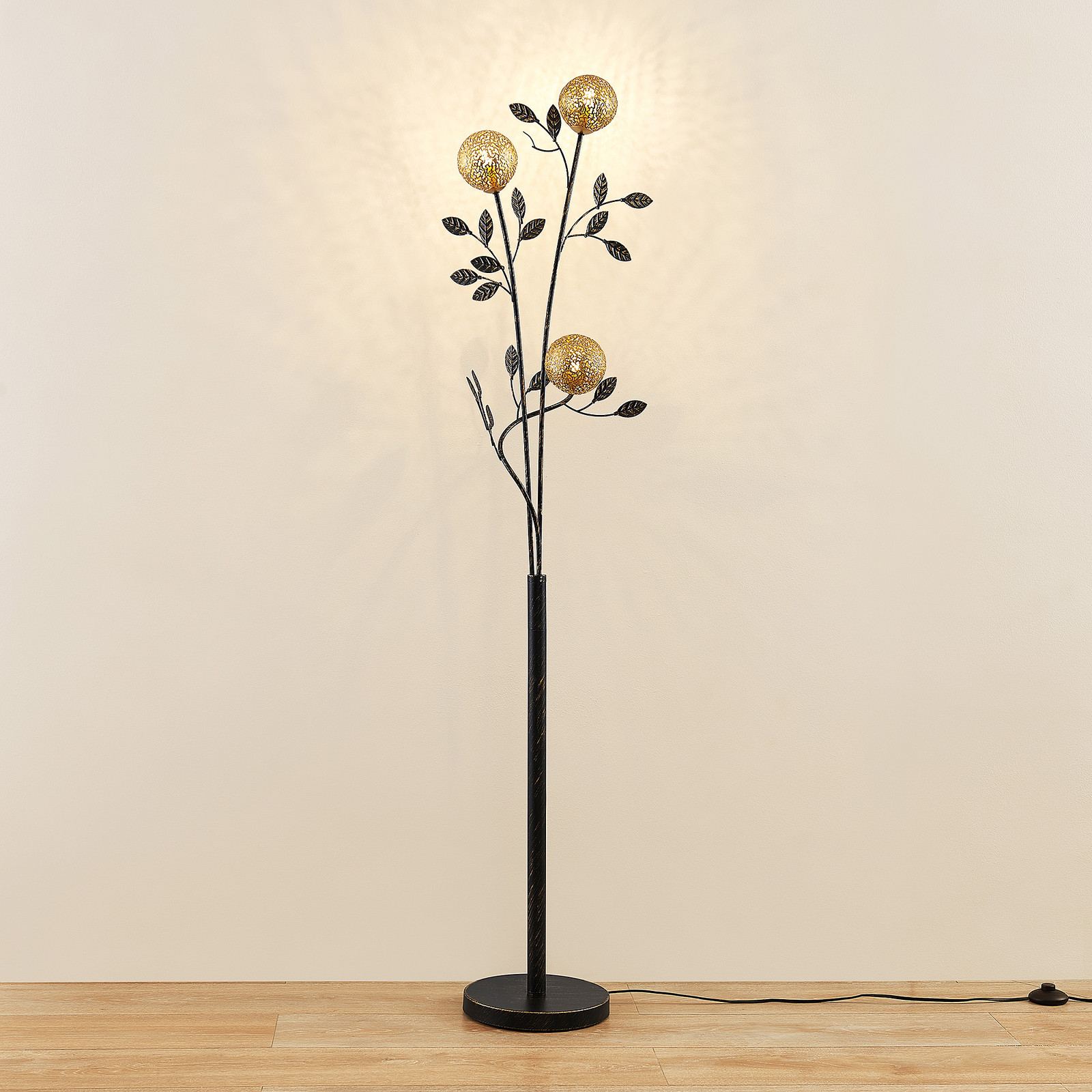 LUCANDE Lucande Evory lampa podłogowa, orientalna