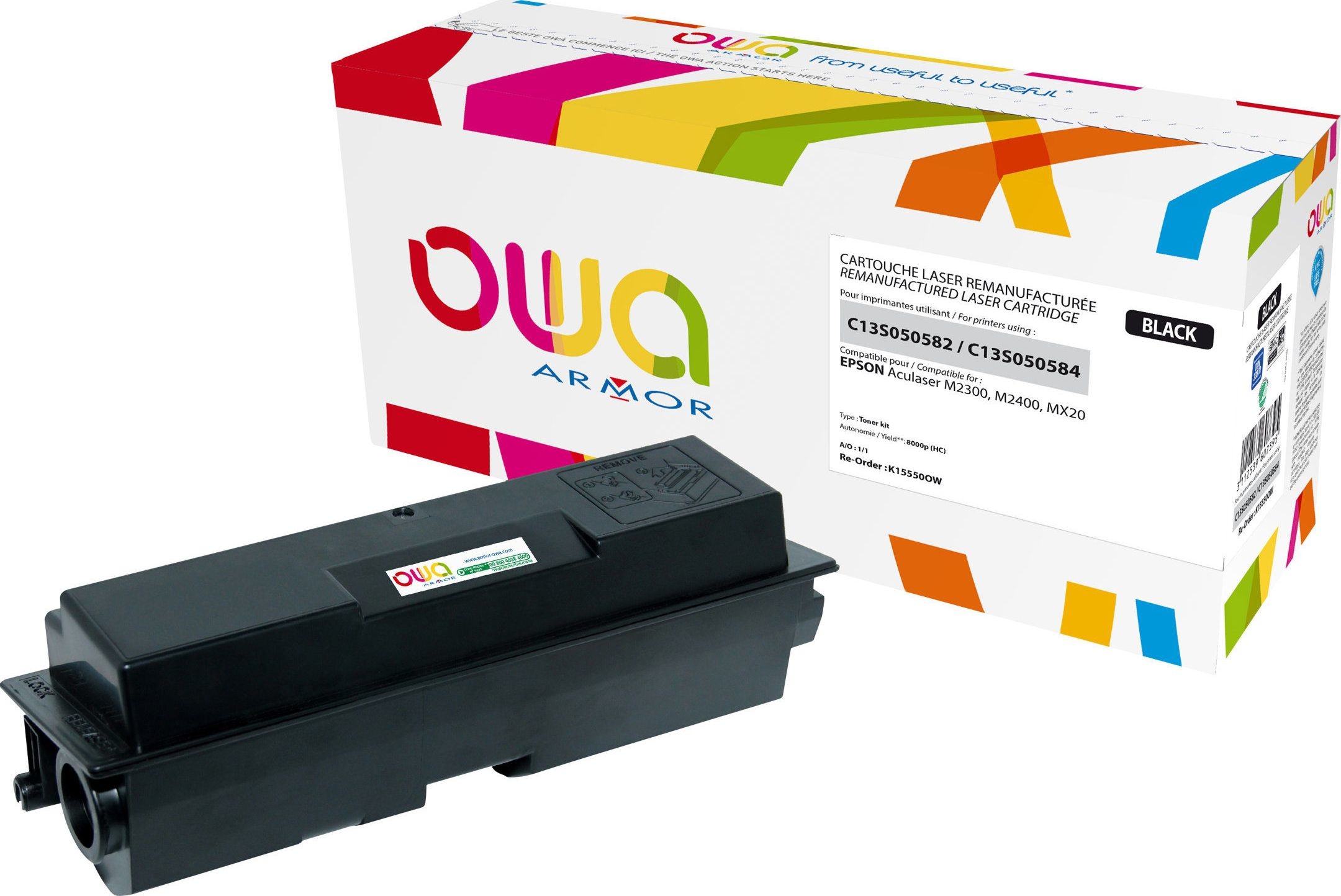 Armor OWA OWA Toner C13S050582 black K15550OW