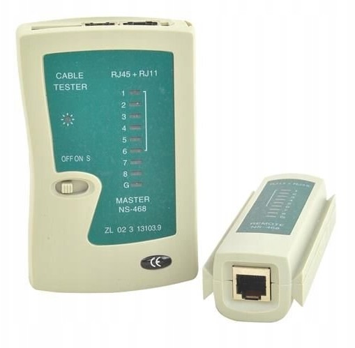 Tester do Kabli Sieciowych RJ45 RJ11