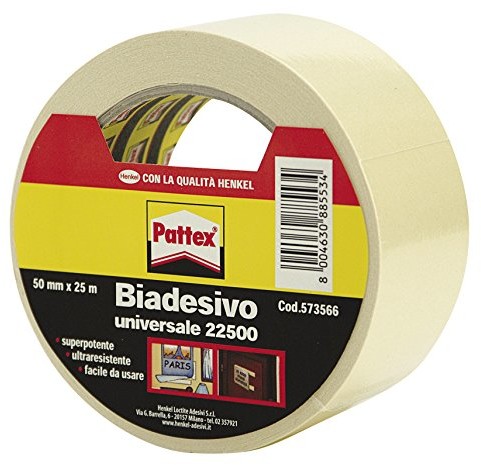 Pattex 715151 taśmy klejącej 22500 uniwersalny, 50 MM X 25 m