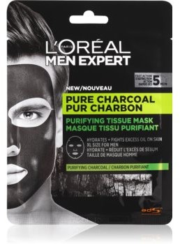 Loreal Paris Paris Men Expert Pure Charcoal maseczka płócienna 30 g