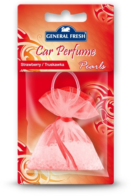 General Fresh General Fresh odświeżacz samochodowy perełki Truskawka