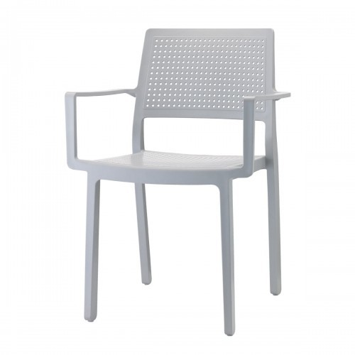 Scab Design Krzesło Emi - jasny szary z podłokietnikiem 2342 82