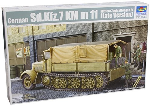 Trumpeter 01507 zestaw do budowy modelu German SD.Do opon samochodowych.7 średnie Zug kraftwagen8t late version