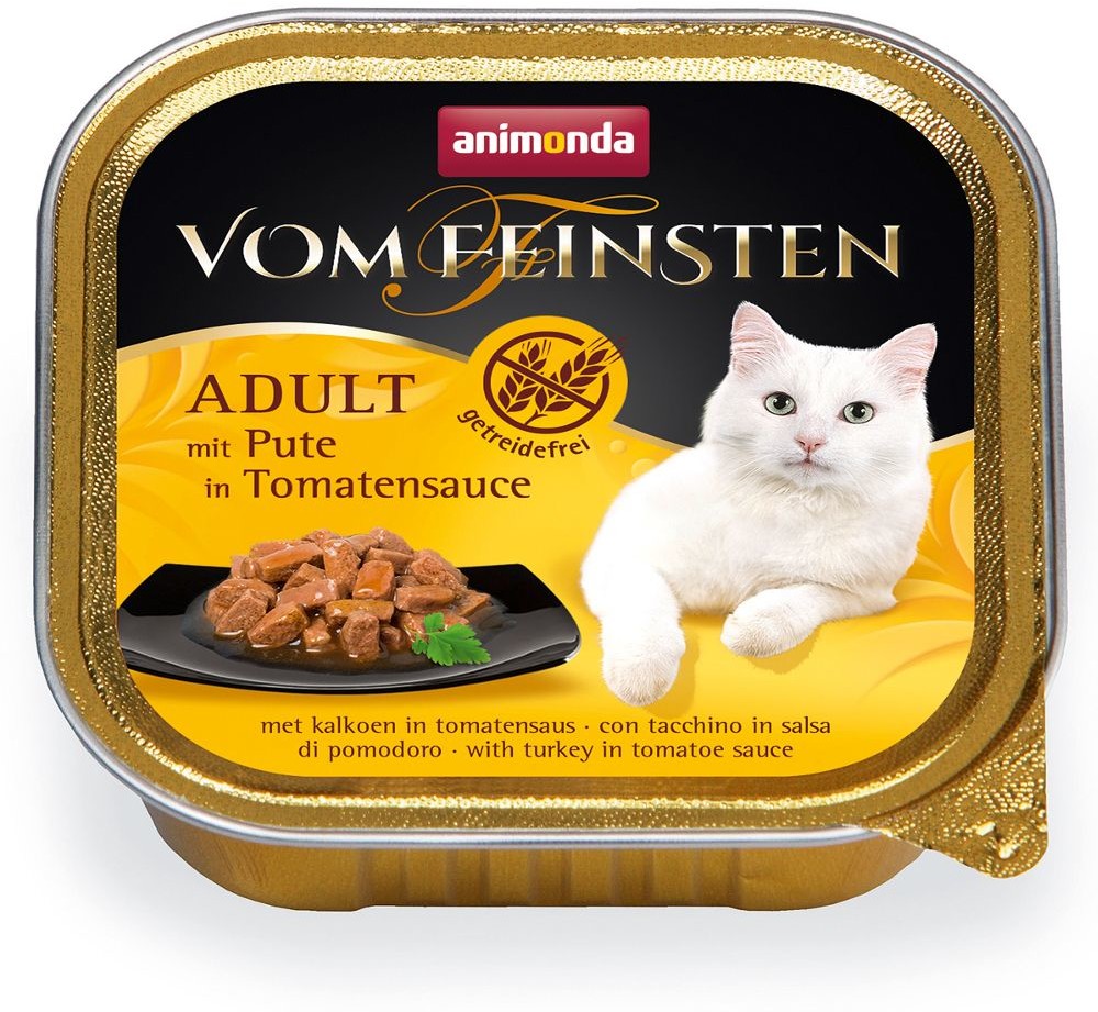 Animonda Zestaw vom Feinsten Adult NoGrain w sosie, 30 x 100 g - Indyk w sosie pomidorowym