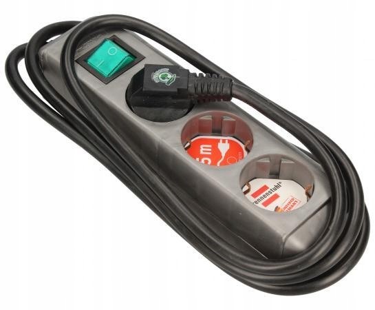 Listwa zasilająca Europlug Schuko (gniazdo x3)