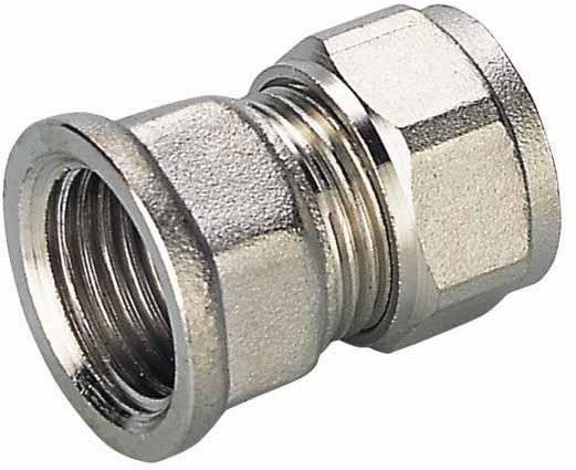 unimet ZŁĄCZKA PEX-AL-PEX CHROM 1/2*20 DZIEWCZYNKA