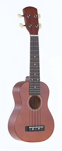 GEWApure GEWApure Sopran Ukulele Almeria rotbraun JETZT mit gratis Online Lesson (Online Unterricht für Musiker) PS512820