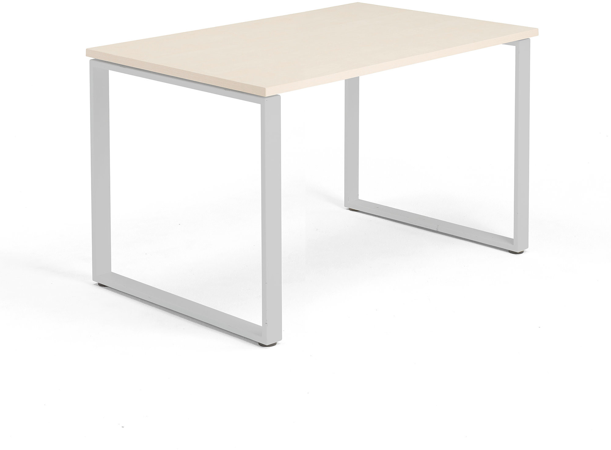 AJ Biurko Modulus rama O 1200x800 mm srebrna rama brzoza 1611722