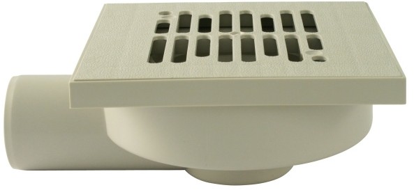 Marley Odpływ podłogowy poziomy 150 x 150 mm fi 50 mm