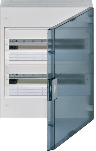 KOS vega-Rozdzielnica-natynkowa-2x18M-IP40-drzwi-transparentne VB218TB