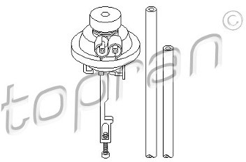 TOPRAN Komora podciśnieniowa, gaznik 100 578