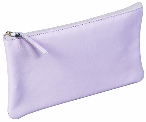 Clairefontaine Clairefontaine kolorowy skórzany płaski piórnik - liliowy 410146C