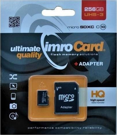 IMRO MicroSDXC 256 GB Class 10 UHS-III 2_409499