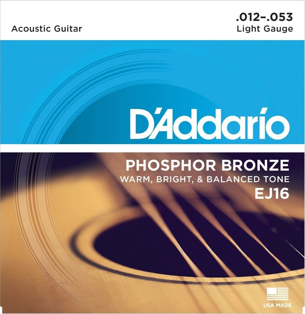 DAddario EJ16 - do gitary akustycznejnej, 12-53