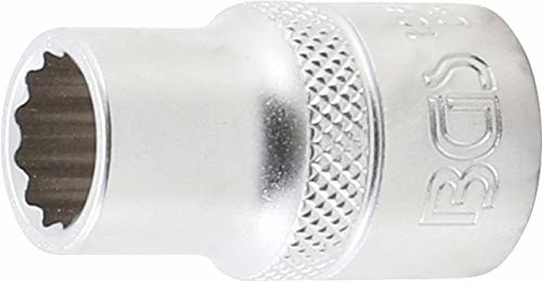 BGS 10632 | wkładka do kluczy nasadowych dwunastokąt | 12,5 mm (1/2 cala) | SW 12 mm