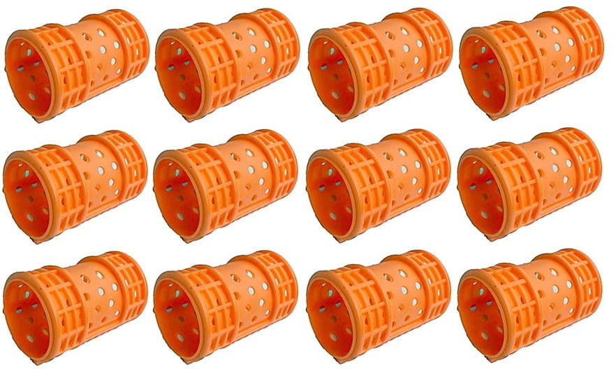 Poniks Wałki do włosów magnetyczne 36mm 12 szt. orange CW406
