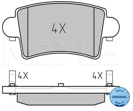 Wulf Gaertner Autoparts Zestaw klocków hamulcowych, hamulce tarczowe Wulf Gaertner Autoparts 025 236 6916