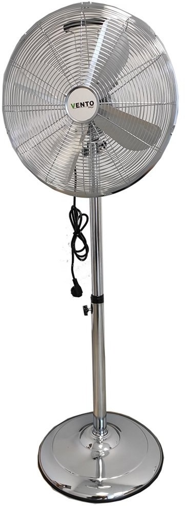 Vento Wentylator podłogowy 40cm 50W Inox Chrom