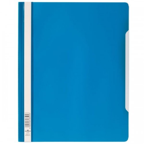 Durable Skoroszyt A4 z przezroczystą okładką z twardej folii niebieski 2570 06 DU871-1