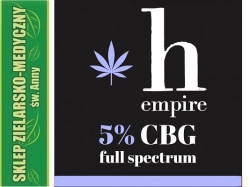 Hempire Hempire OLEJEK KONOPNY CBG 5% FULL 10ml Certyfikowany 768