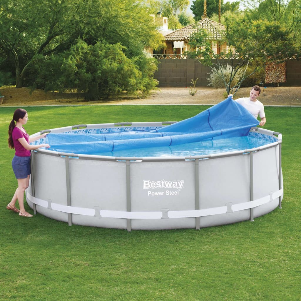 Bestway Pokrywa solarna na basen Flowclear, 427 cm vidaXL