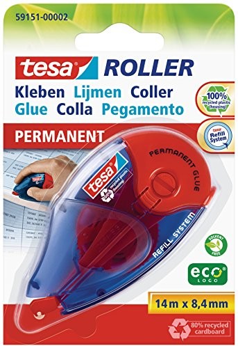 tesa Klej mikrosterownikiem stale w konkurencyjnej nadaje się do ponownego napełnienia 14 m x8,4 m BL 5022873