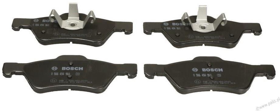 Bosch Klocki hamulcowe 0 986 494 968 BP1819 0986494968