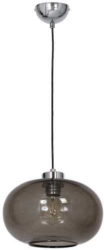 Luminex Lampa wisząca Elipse 7069 lampa sufitowa 1x60W E27 chrom dymiony