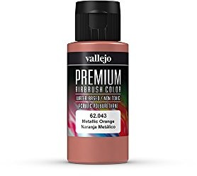Vallejo vallejo Premium RC kolorów farb akrylowych do modelarstwa/Airbrush 60 ML, pomarańczowy 62043