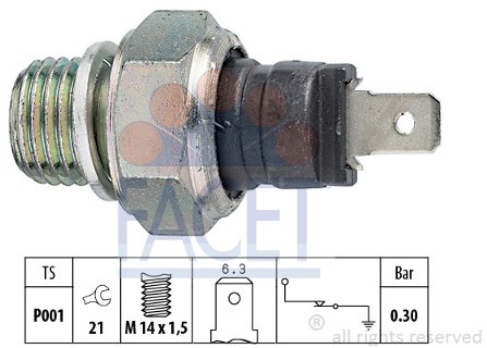 FACET Włącznik ciśnieniowy oleju FACET 7.0000