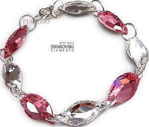 Swarovski Arande Elegancka Bransoletka ROSE CRYSTAL 1884153528