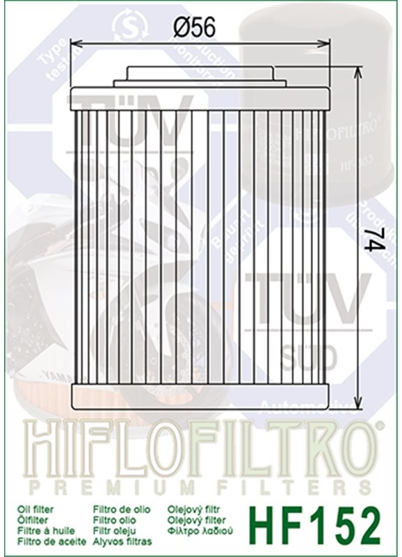 Hiflo Hiflo Filtro HF 152 HF152