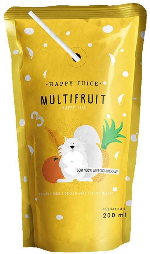 Happy Juice Sok wieloowocowy Happy Juice, 200ml 5907729437931