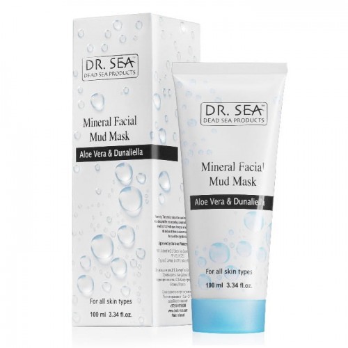 Dr. Sea Mineralna Maska Z Błota Do Twarzy Z Aloesem I Dunalielli 100 Ml - Dr. Sea