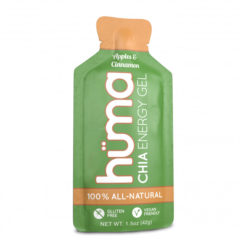 Huma HUMA CHIA ENERGY GEL ŻEL ENERGETYCZNY CHIA I JABŁKO Z CYNAMONEM 42G