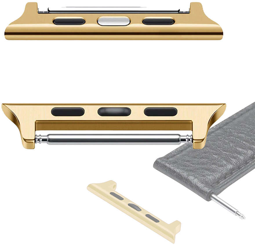 Alogy Adapter zapięcie do paska do Apple Watch 38/40/41mm Złoty 9379X25