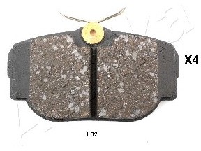 Ashika Zestaw klocków hamulcowych, hamulce tarczowe 51-0L-L02