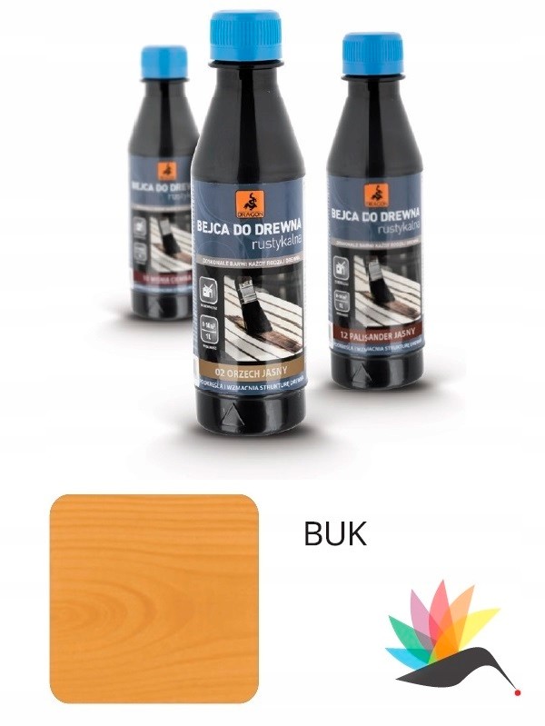 Dragon Bejca Do Drewna Rustykalna 0,2 l Buk