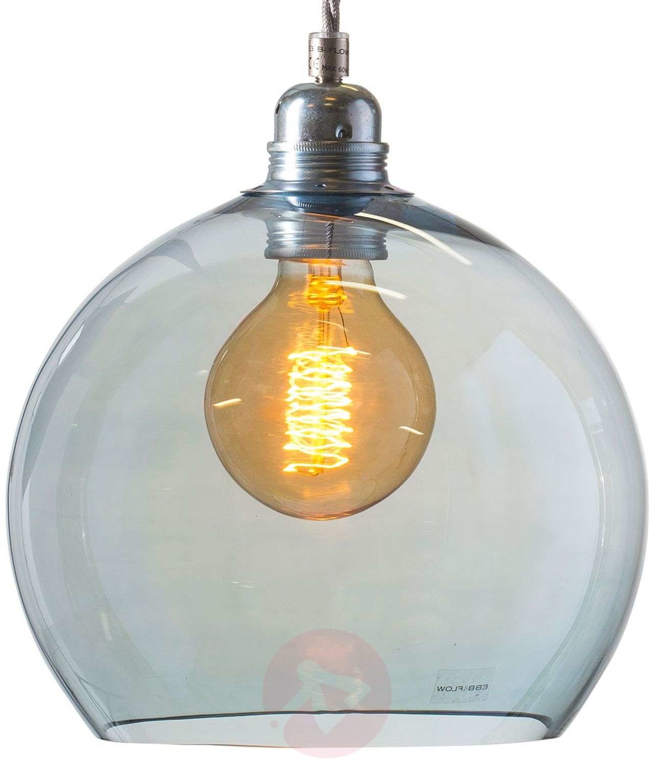 EBB & FLOW Rowan lampa wisząca niebieska  22cm