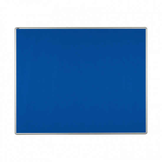 ekoTAB Tablica tekstylna ekoTAB w aluminiowej ramie, 150x120 cm, niebieska 535116