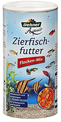 Dehner rozpychacz Aqua ozdobnych pokarm dla ryb, płatki-Mix, 1 L 5046743