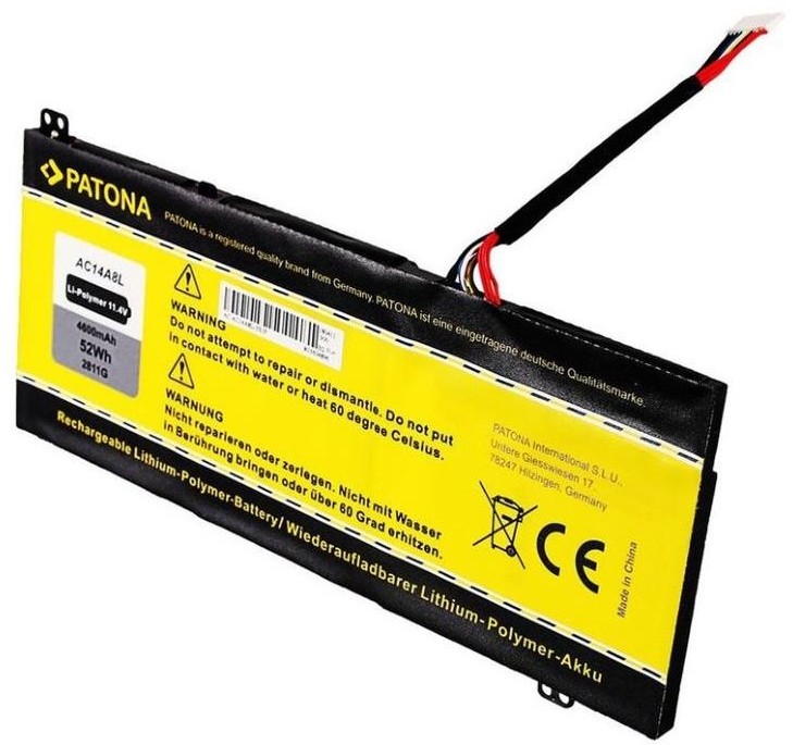 Acer Immax PATONA - Bateria Aspire VN7 4600mAh Li-pol 11,4V