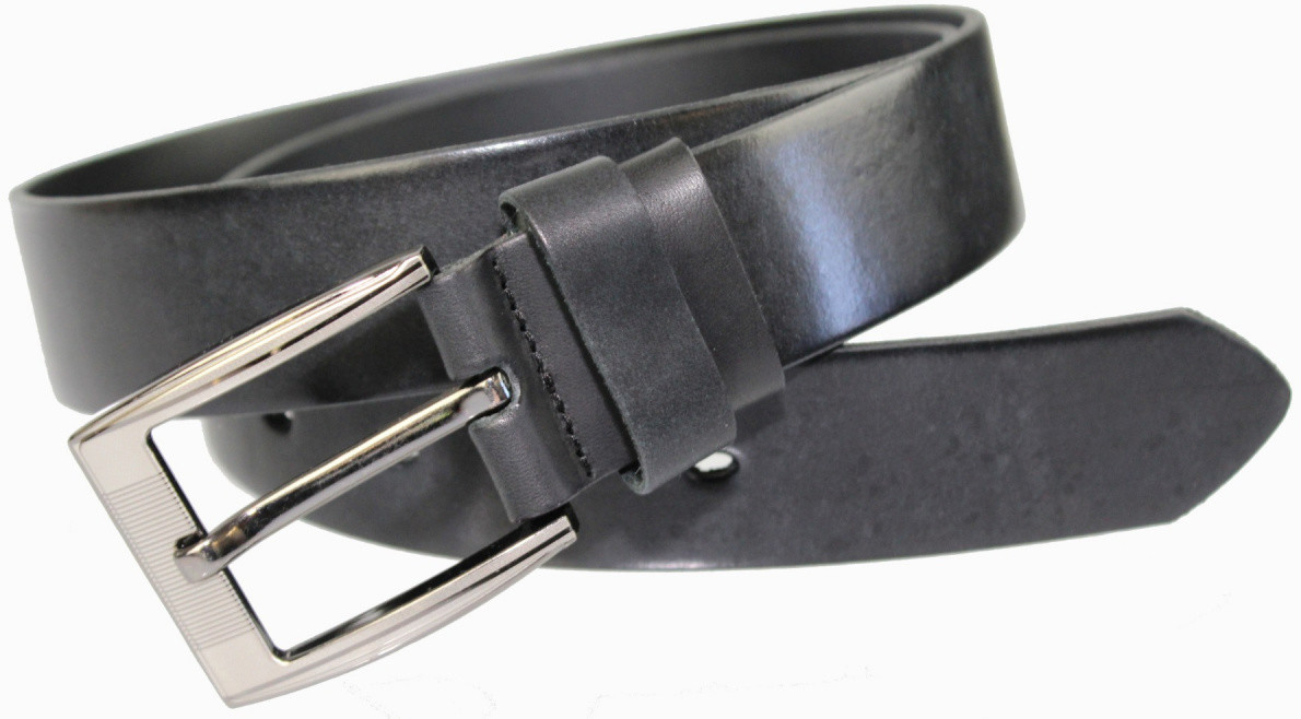 Arucce (PL) Pasek Skórzany ARUCCE (PL) Skóra Licowa EXTRA 40 mm CZARNY